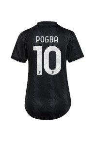 Juventus Paul Pogba #10 Fotballdrakt Borte Klær Dame 2022-23 Korte ermer